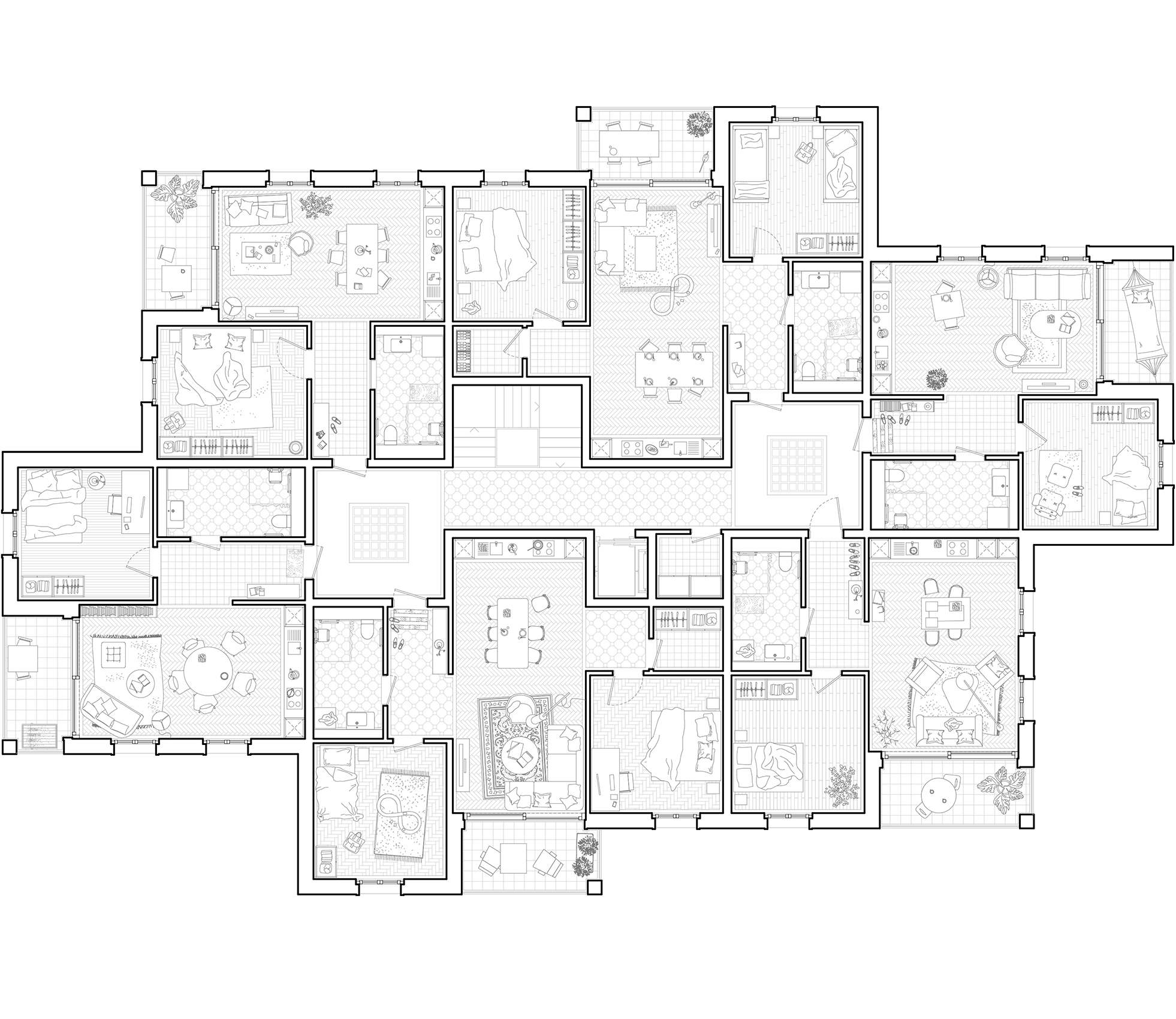 <p>Boulangerie et appartements adapt&eacute;s</p>